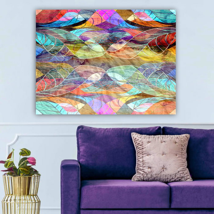 Wallity Lienzo Decorativo Multicolor 70 x 100 cm Wallity Lienzo Decorativo Multicolor 70 x 100 cm